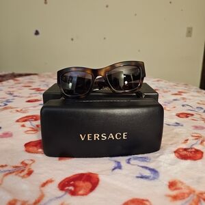 Versace Tortoiseshell Sunglasses - Brown/Black